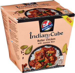 Butter Chicken Rice Indian Cube