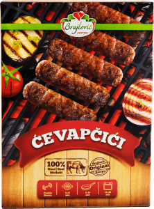 Köttfärsbiffar Cevapcici Sarajevo