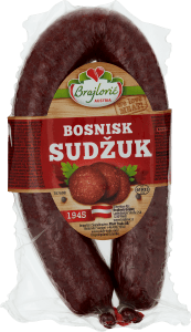 Oxkorv Kallrökt Sudjuk Bosnisk