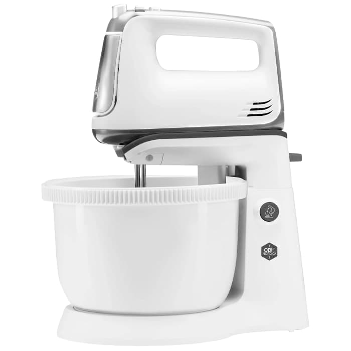 Elvisp med bunke Vit