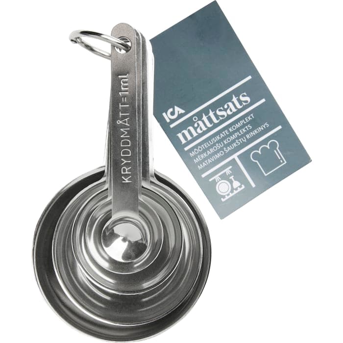 Måttsats Rostfri 5-delar