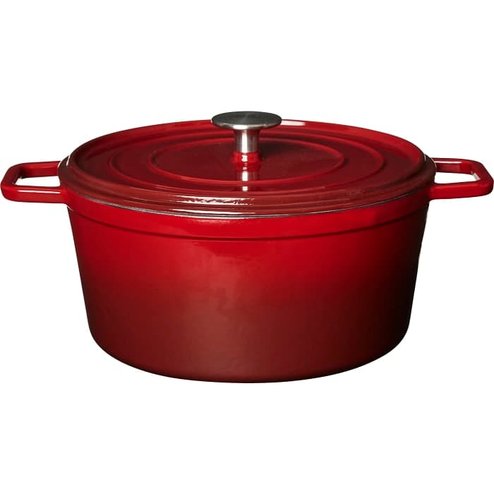 Gjutjärnsgryta Burgundy Red