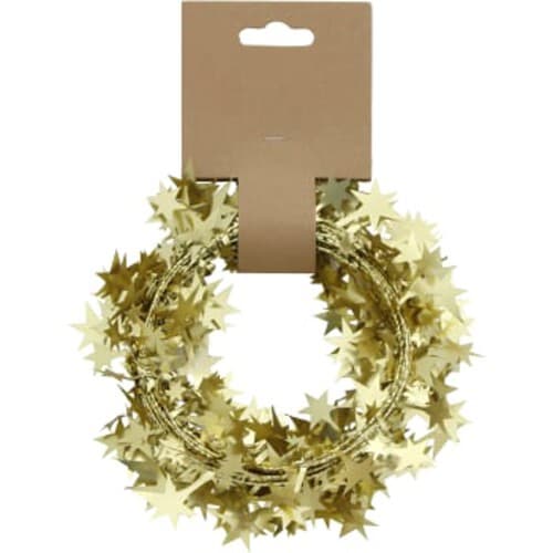 Girlang Stjärnor Guld 7m