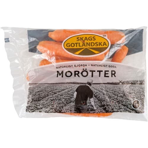 Morötter Tvättade