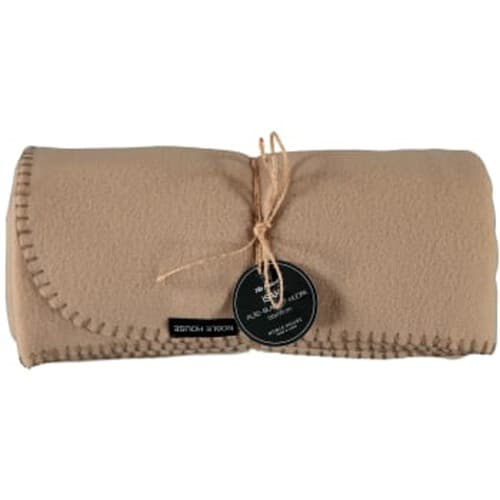 Fleecepläd Isak Beige170cm