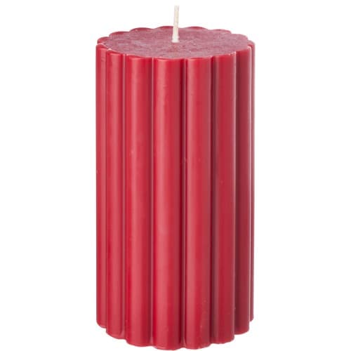 Blockljus rapsolja röd H