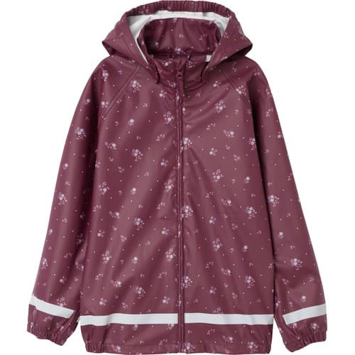 Regnjacka plommon 122/128