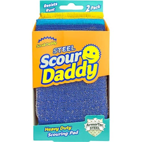 Scour Daddy Steel Skrubbsvamp 2-p