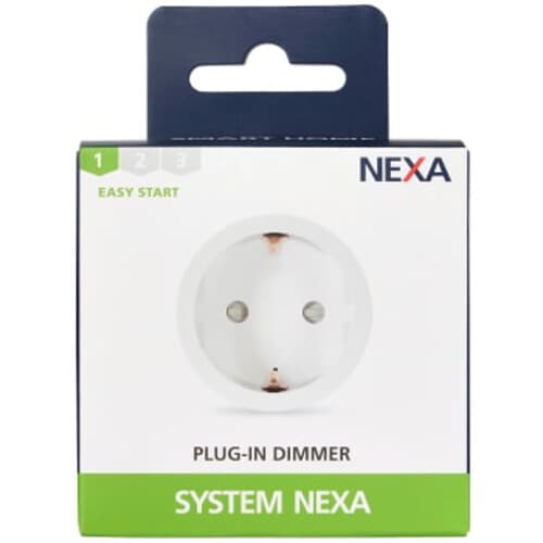 Fjärrströmbrytare Plug-in mottagare med dimmerfunktion