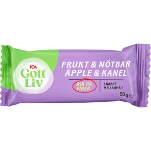 Fruk och nötbar Äpple och kanel