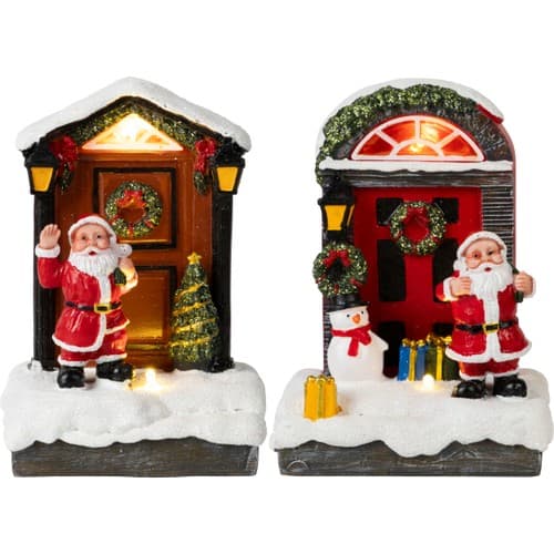 Juldörr med Tomte LED 2 sorterat ic Season