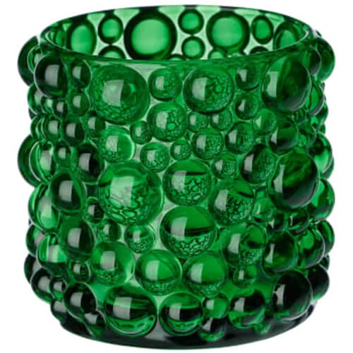 Bubble ljuslykta grön