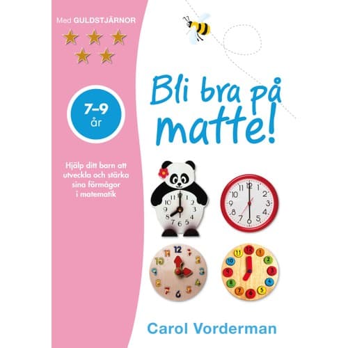 Bli bra på matte! 7-9 år (ljusrosa)