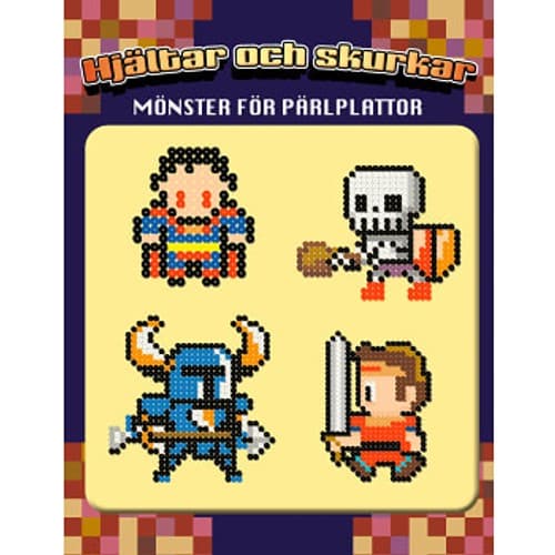 Hjältar och skurkar : mönster för pärlplattor