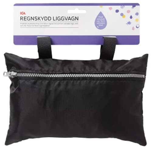Regnskydd Liggvagn Svart