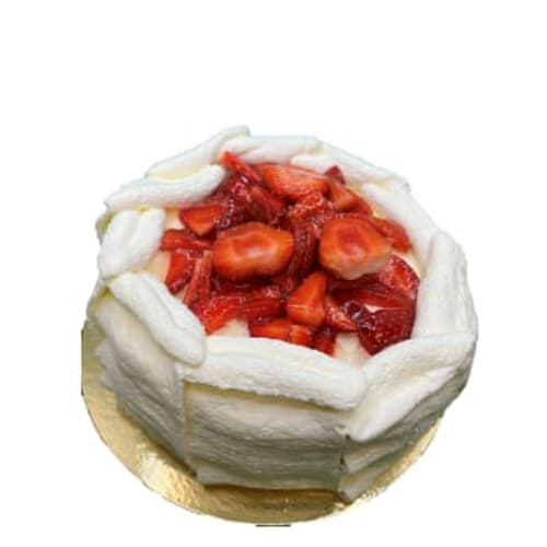 Gräddårta Jordgubb 12 bitar