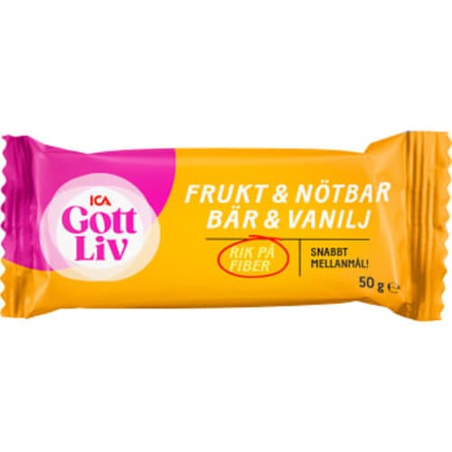 Bar Frukt & Nöt Bär & Vanilj