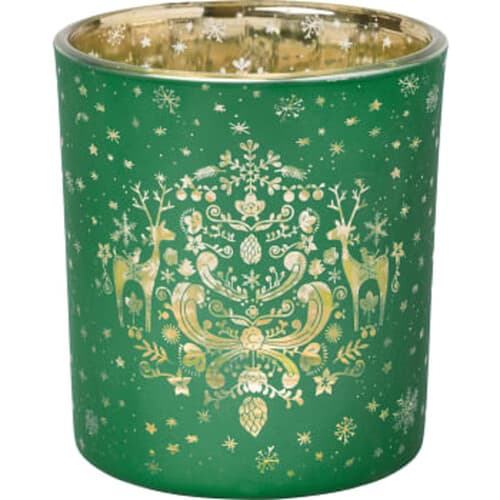 Ljuslykta Xmas grön