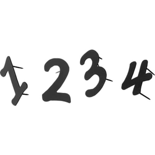 Adventsiffror Svarta 14