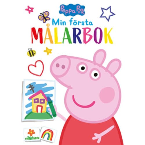 Min första målarbok Greta gris