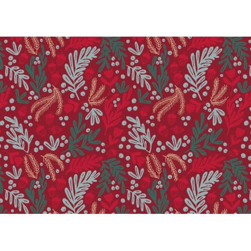 Julpapper Redberry 0,7x