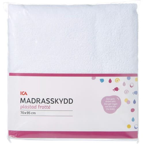 Madrasskydd Plastad frotté 70x