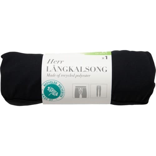 Långkalsong herr L svart