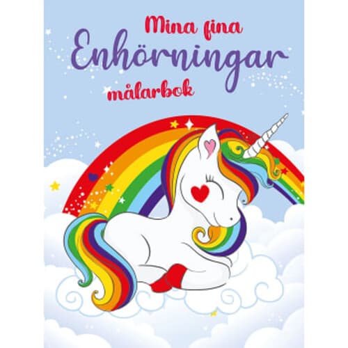 Mina fina enhörningar : målarbok