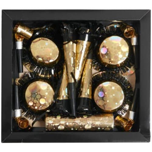 Partybox 4 pers guld