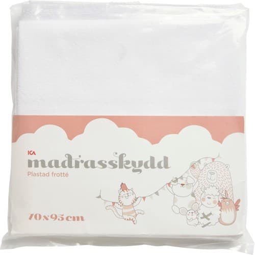 Madrasskydd Plastad frotté 70x