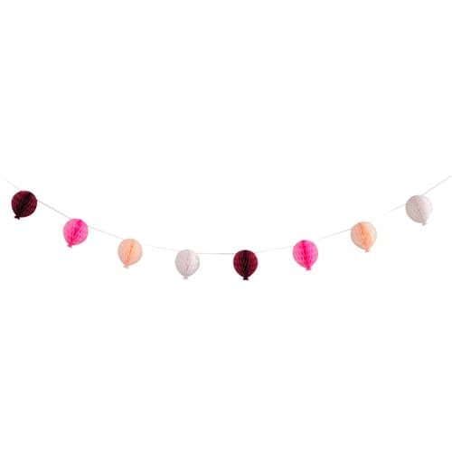 Girlang ballong rosa