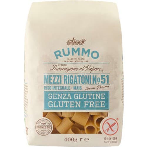Mezzi Rigatoni No. 51 Glutenfri