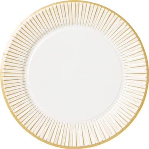 Tallrik Guld 8-p