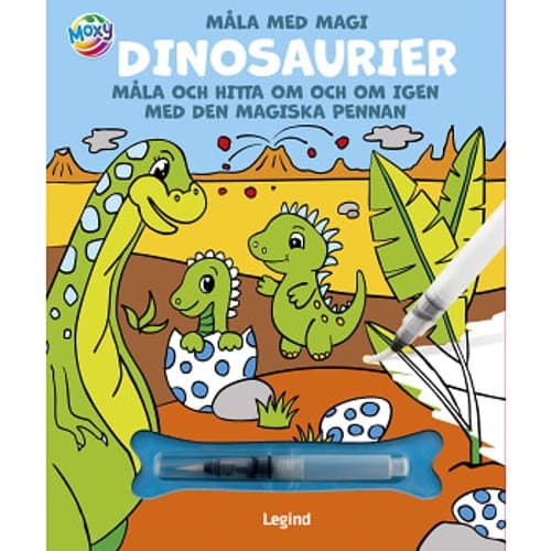 Måla med vatten : Dinosaurier