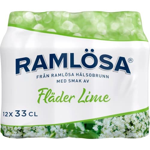 Vatten Kolsyrad Fläder & lime 12-p
