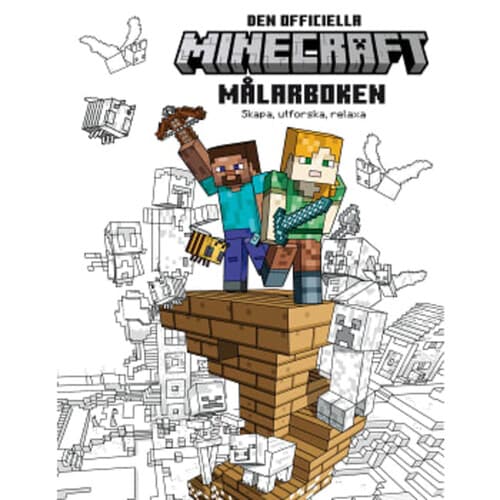 Minecraft: Den officiella målarboken - Skapa, utforska, relaxa