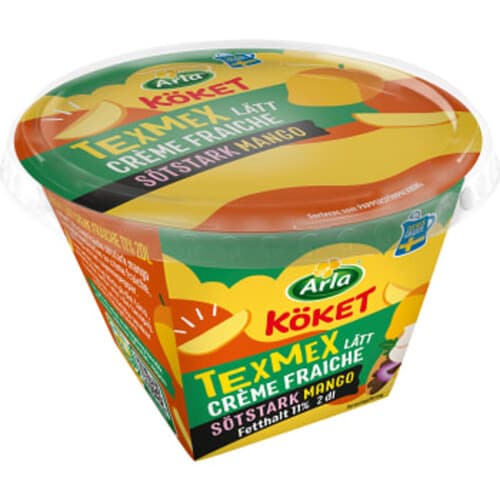 Lätt Crème Fraiche Sötstark Mango 11%