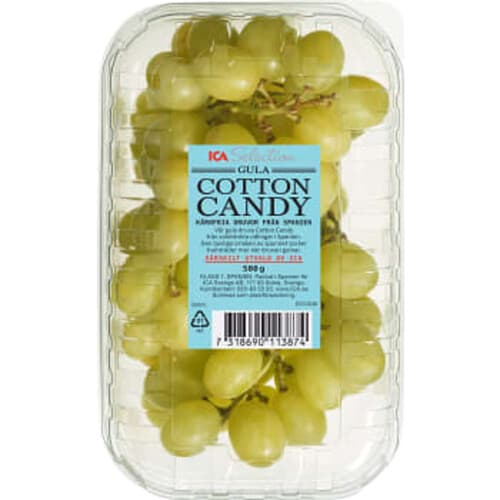 Druvor Cotton Candy Gröna kärnfria