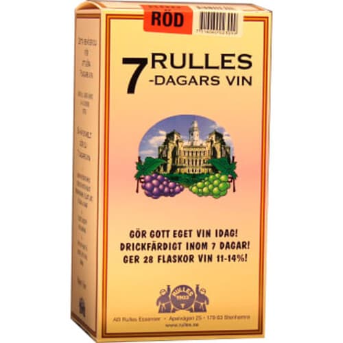 Vinsats Röd 7 Dagars