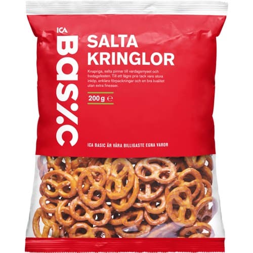 Salta kringlor Pretzels