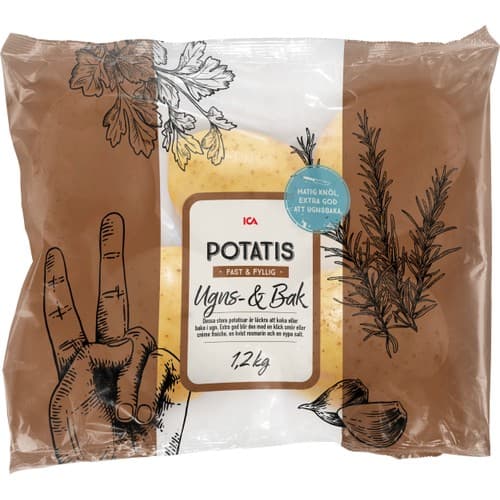 Potatis Ugns-och bak