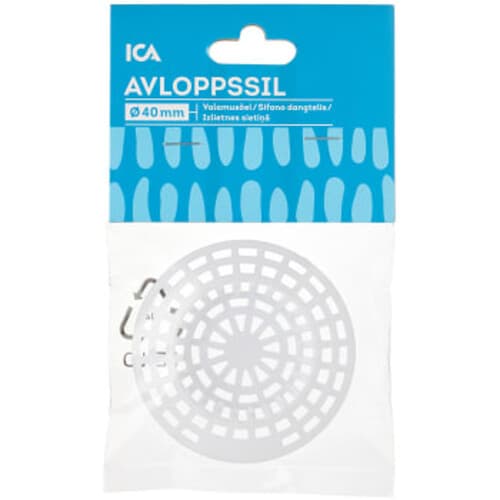 Avloppssil Vit 40mm