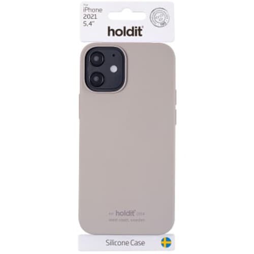Mobilskal silicon iPh 13 Mini Taupe