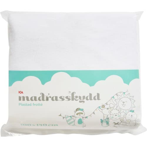 Madrasskydd Plastad Frotté 100x