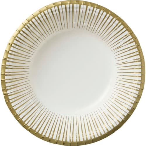 Djup tallrik Guld 8-p