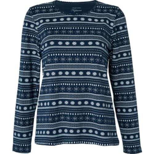 Pyjamastopp Biata blå/vit L