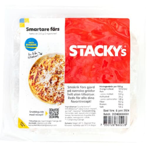 Smartare färs Stacky´s Vegofärs 200g