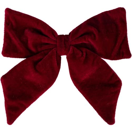 Rosett sammet röd