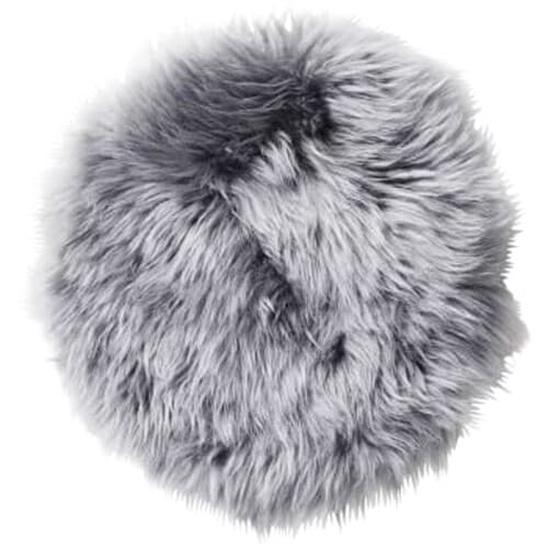 Sittdyna Fårskinn Ulla Grå