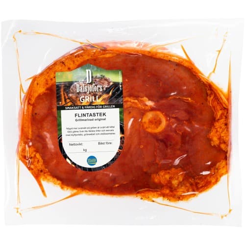 Flintastek marinerad